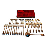 Silver-plated cutlery set, 1900