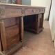 Bureau a caissons de style Empire en acajou et placage XX siècle