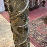 Old carved wooden column - 18th century
