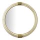 Venetian Round "Torgiglione-Torchon" Murano Glass Wall Mirror