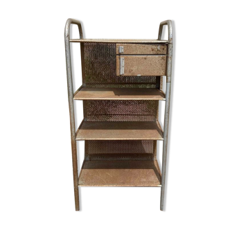 1950 - Architect service industrial furniture in openwork sheet metal