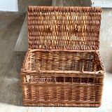 Wicker transport basket, 1960s
