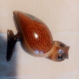 Beautiful ceramic owl from the 70s signed noelle