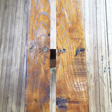 Artisanal pine bench