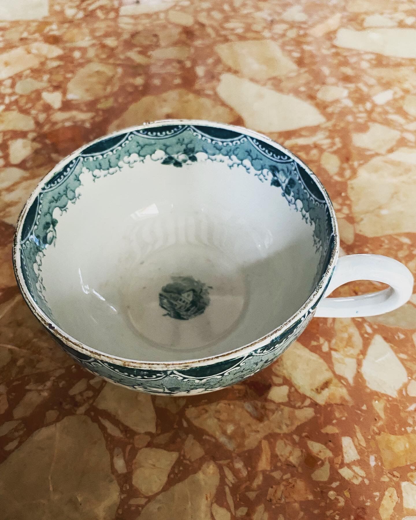 Vintage cup with handle