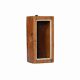 Small old wall display case clock box patina original india
