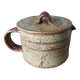 Puisaye stoneware teapot kettle pitcher signed Jean-Pierre Prud'homme