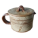 Puisaye stoneware teapot kettle pitcher signed Jean-Pierre Prud'homme