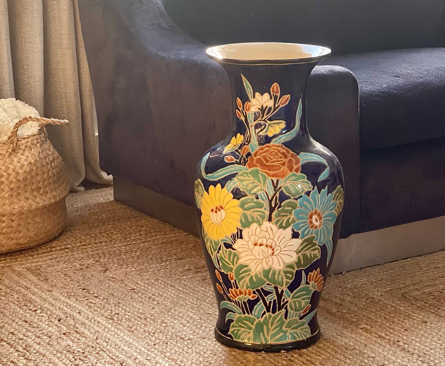 grand-vase-en-c-ramique-maill-e-selency