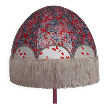 Retro fringed lampshade "Séléna".