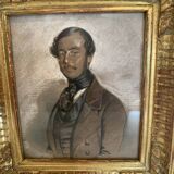 Oil on panel Painted portrait of a gentleman Signed and dated 1842 / XIX
