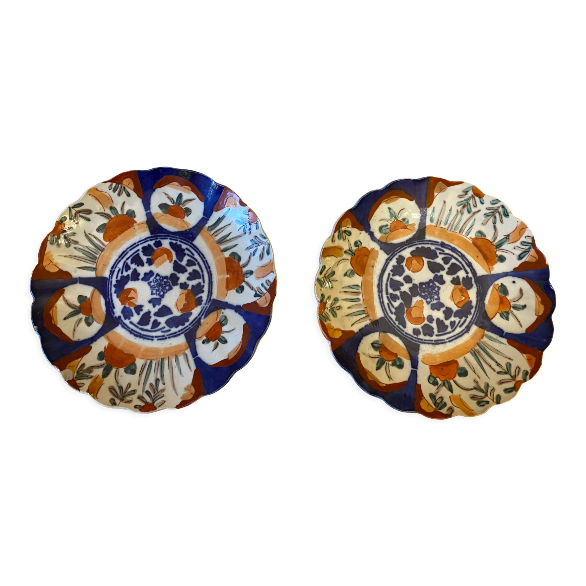 Pair of Japanese plates