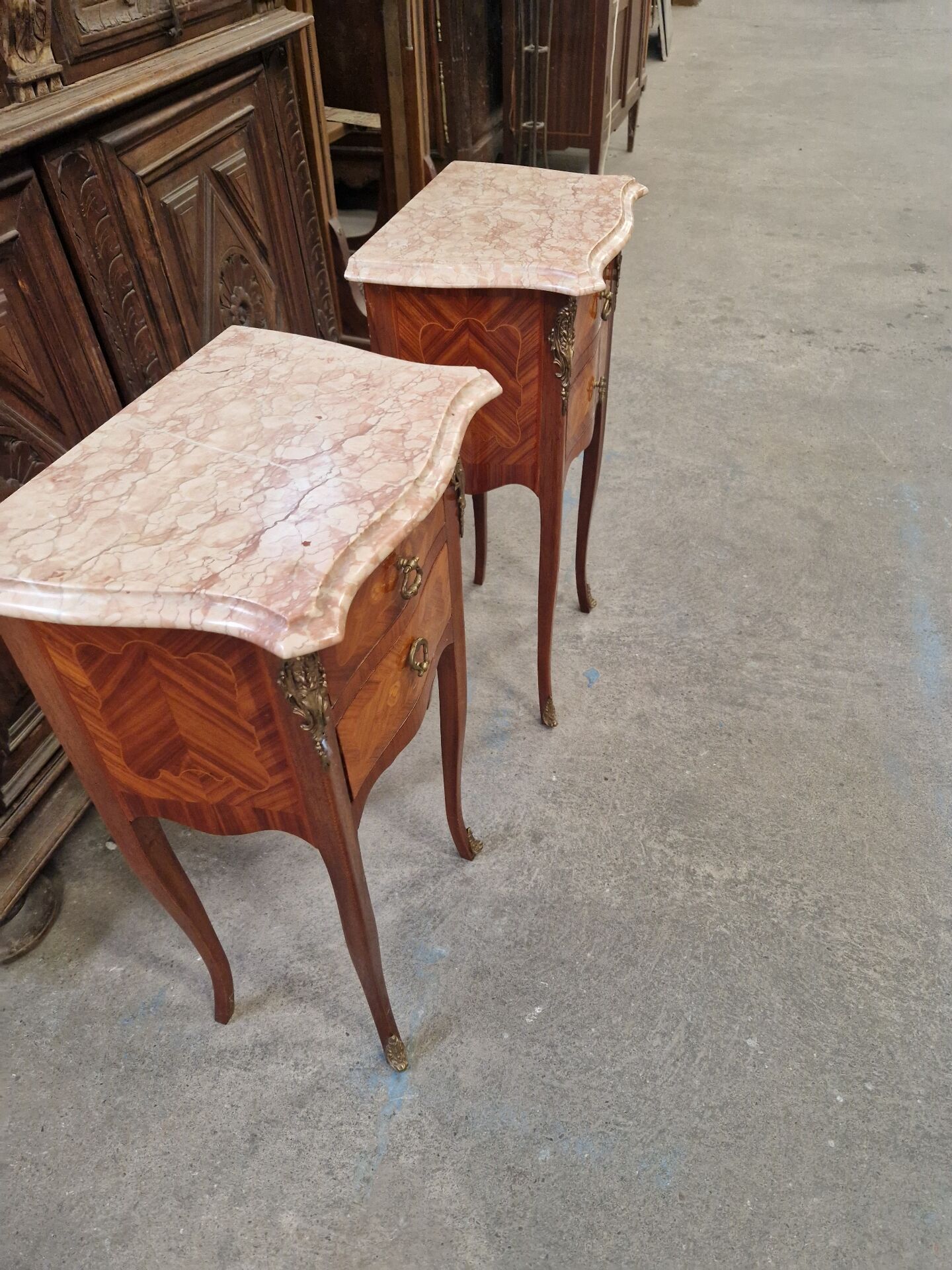 Pair of Louis XV bedside tables