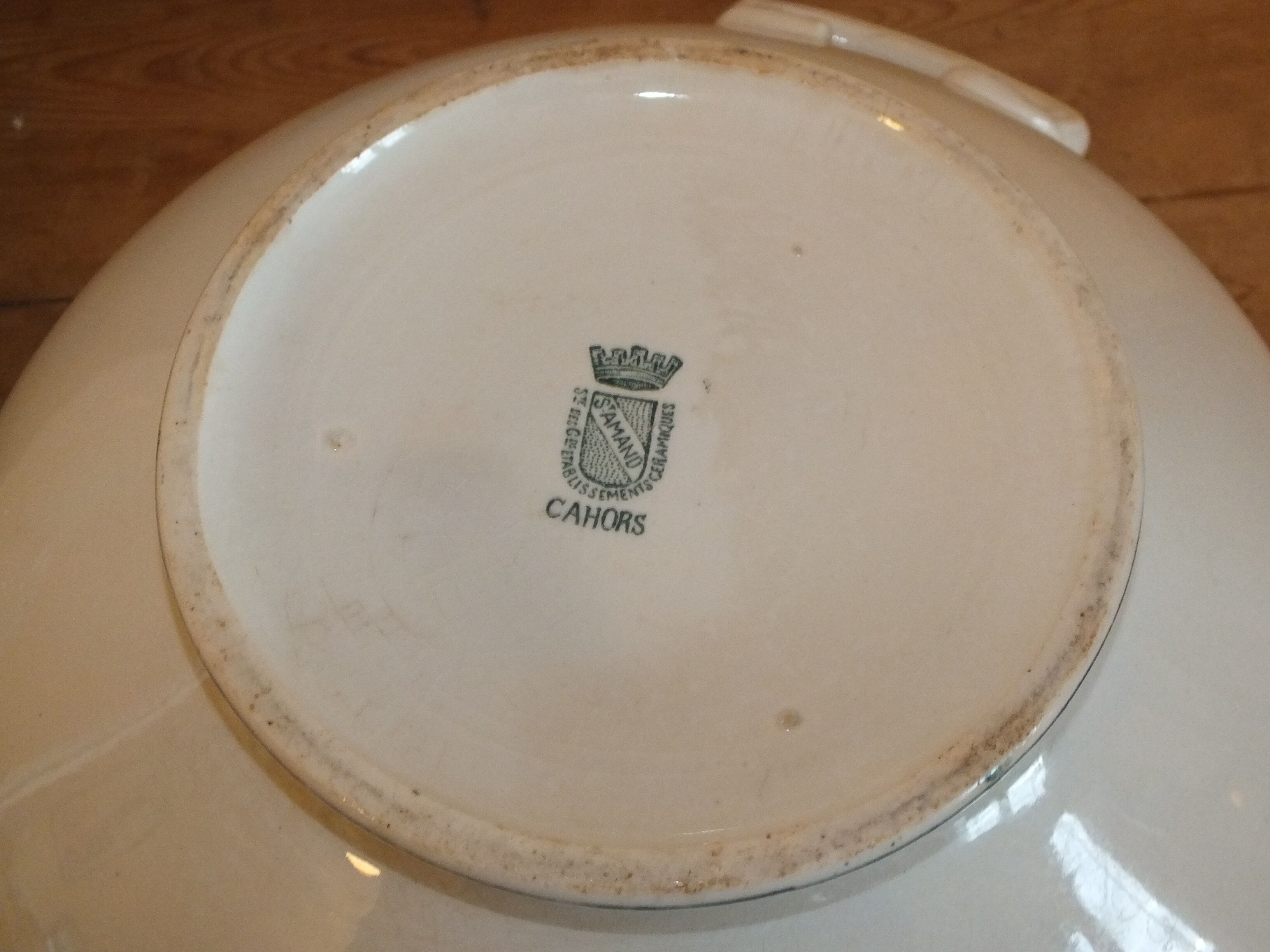 Large tureen Saint Amand model Cahors