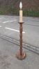 Lampadaire bois tourné art déco