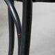Set of 6 black vintage  bistro chairs with elegant design
