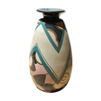 Art deco vase Vallauris by Louis Giraud