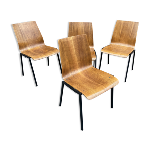 Suite de 4 chaises design Drabert