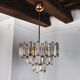 Venini two-tone chandelier, 3 levels, murano glass, Italy, 1970