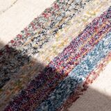 Handmade recycled cotton rug - Mutlicolor - Handwoven