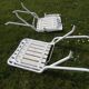 Vintage garden chairs and armchairs H.E.M year 50/60