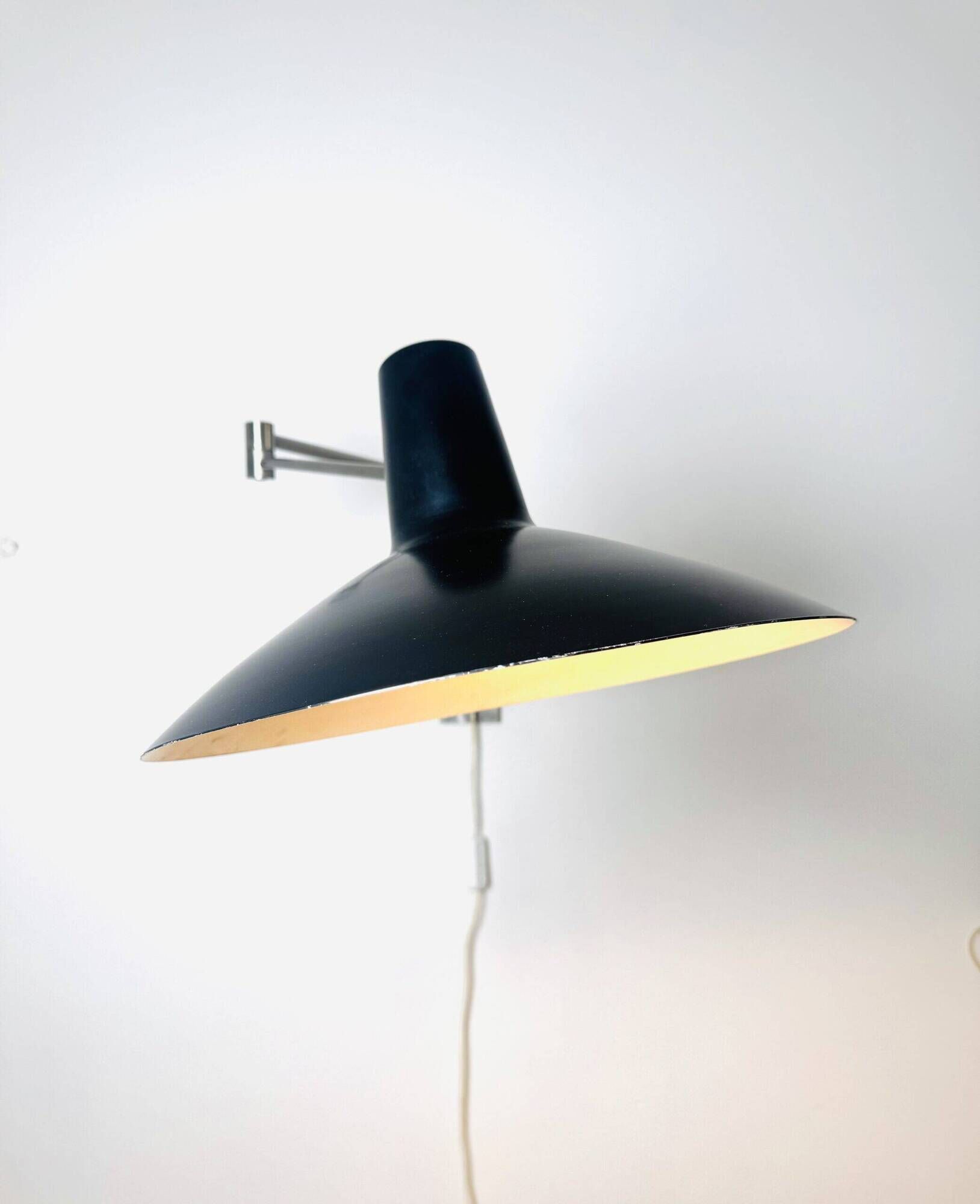 Adjustable Swing-Arm Wall Lamp By Artimeta, The Netherlands 1950S