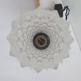 Paire d'appliques murales dorées design Arlus