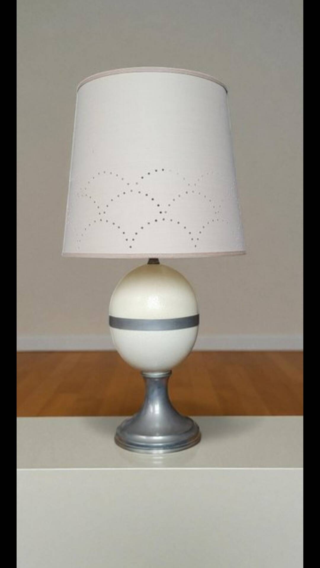 Ostrich Egg Lamp by Christian Dior