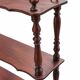 Antique Napoleon III wall shelf in turned wood, 4 shelves, 19th century.