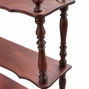 Antique Napoleon III wall shelf in turned wood, 4 shelves, 19th century.