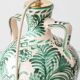 Pair of Spanish Revival Ceramic Table Lamps from Granada, New Linen Lampshades