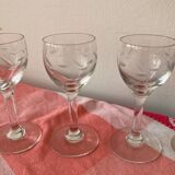 Verre à liqueur en cristal