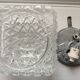 Ceiling lamp square molded glass