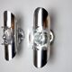 Pair of oscar torlasco wall lights, murano glass, italy, 1970