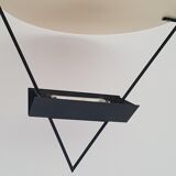 Chandelier design halogen metal Lucien Gau