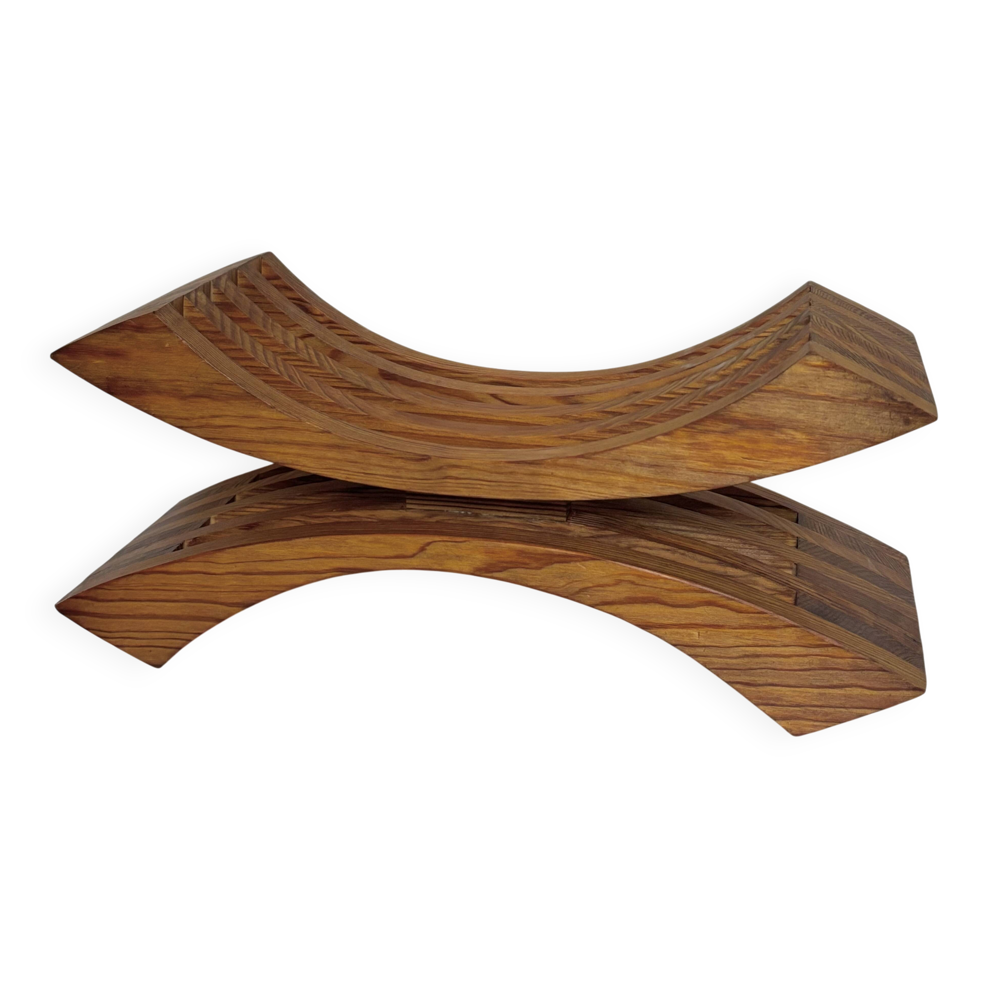 Japanese-style handmade stool, 1970s