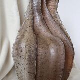 Jean Linard, the milestone, sculptural vase in stoneware, unique piece, in very good condition.
