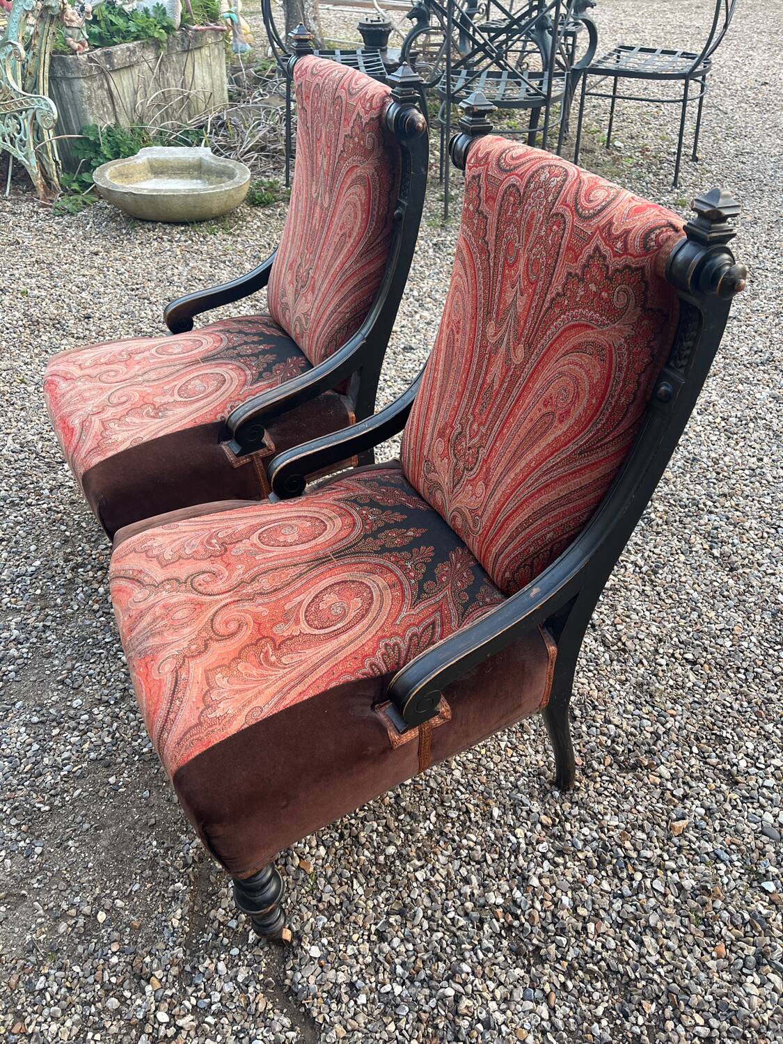 Pair of NIII armchairs