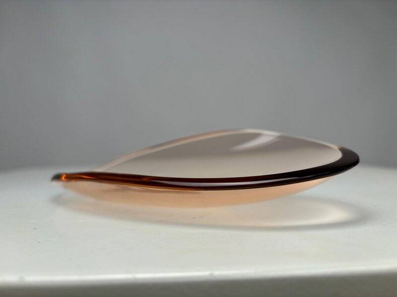 Mid-Century Cut Glass Ashtray attributed to Max Ingrand for Fontana Arte, Italy, 1950s