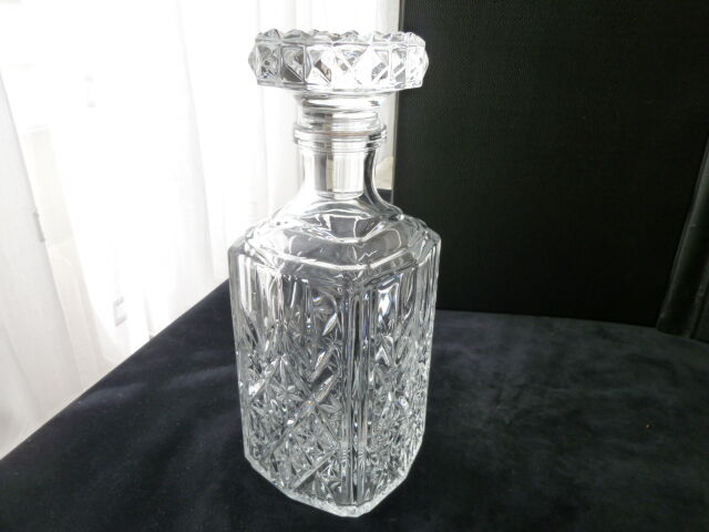 Arques crystal whisky decanter
