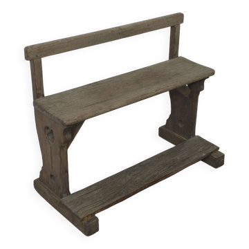 Banc d'école ancien début 20ème