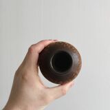 Small decorative vase in glazed ceramic