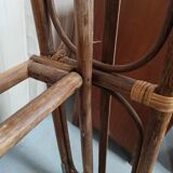 Rattan bamboo bed for one person