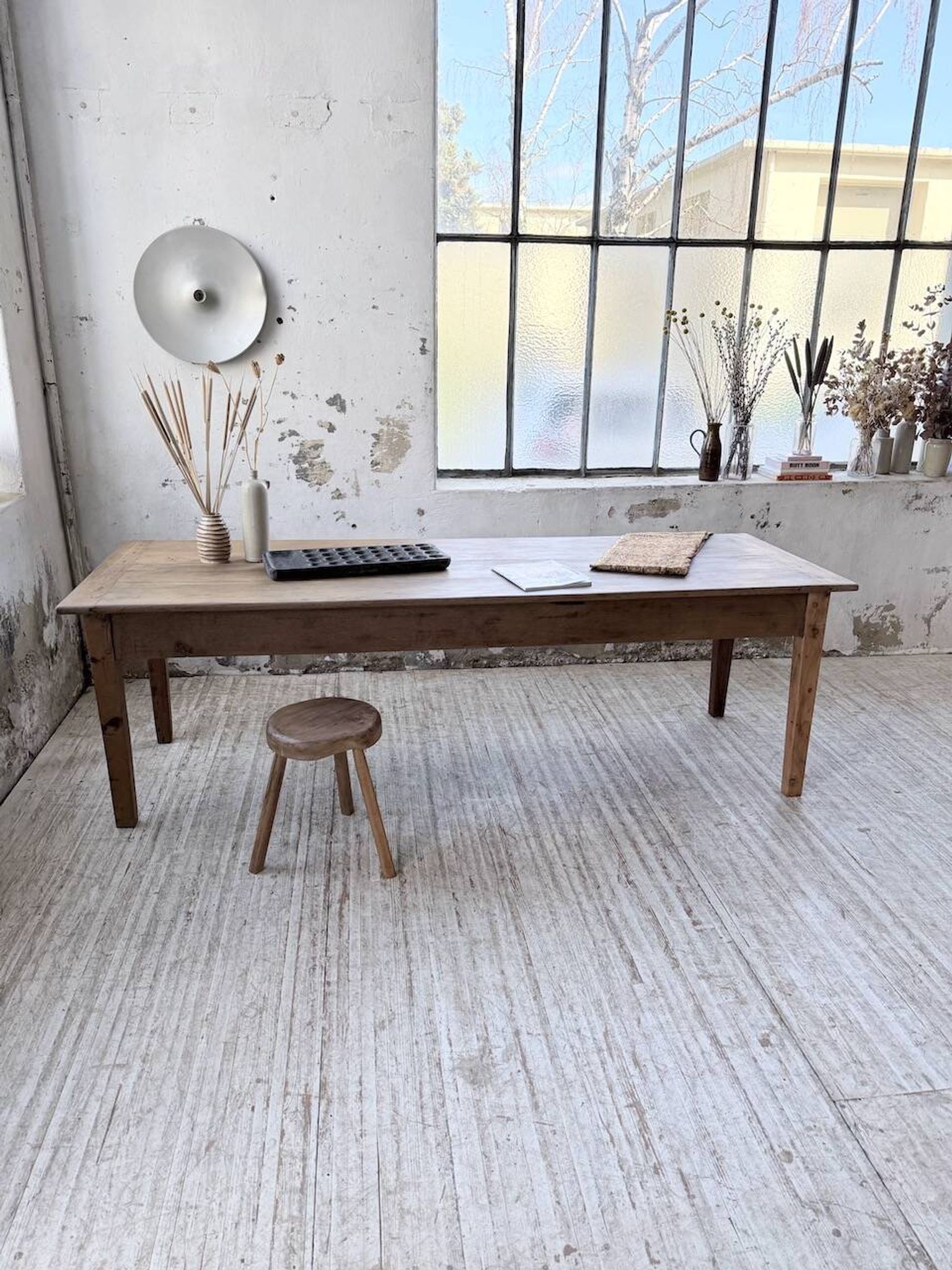 XL oak farmhouse table 1950 235cm