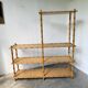 Large rattan shelf 1960