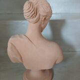 Terracotta bust of a woman