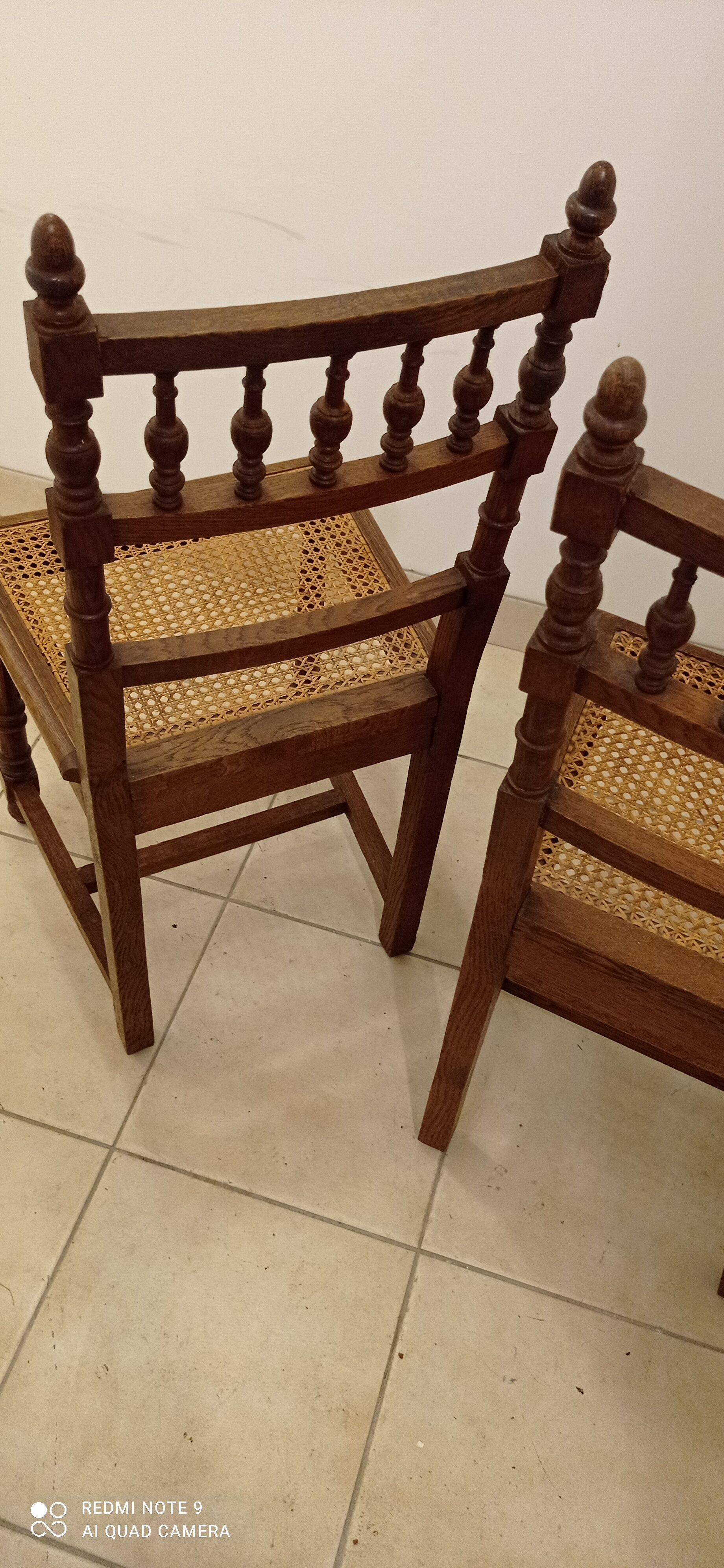 Pair of tanned chairs