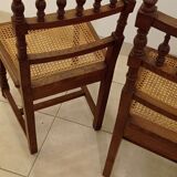 Pair of tanned chairs