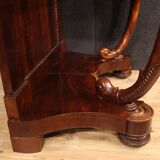 Majestueuse console époque Empire aux cygnes en acajou vers 1800-1820