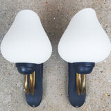 Pair wall lamps 50s 60s